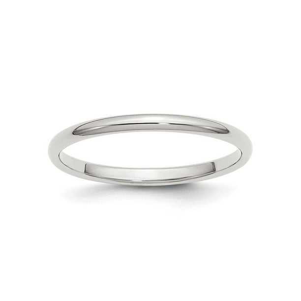 Sterling Silver Half Round Band 10 Size Sterling Silver Half Round Band 10 Size